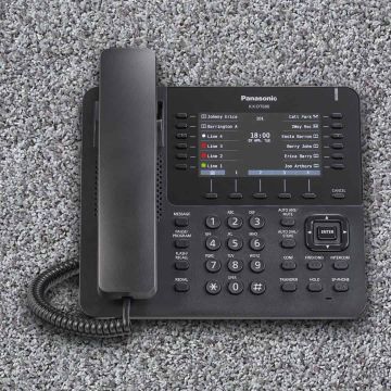 Panasonic KX-DT680 - Digital Telephone - Black KX-DT680NE-B - System Telephone - Switch (KX-DT680NE-B) thumbnail