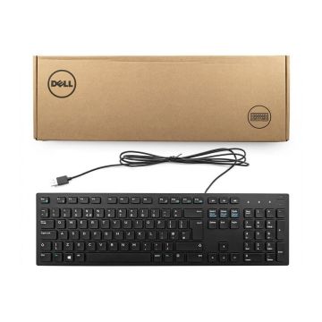 Dell UK, Tastatur, External, USB, Englisch-UK, 105 Tasten, Schwarz, KB216B (8VXM3) (8VXM3) thumbnail