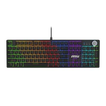 MSI FORGE GK320 RED toetsenbord Gamen USB QWERTY US International Zwart (FORGE GK320 RED US) thumbnail