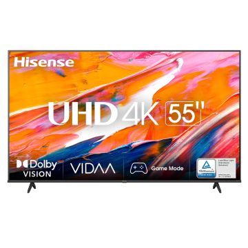 Hisense 55A6K 139,7 cm (55") 4K Ultra HD Smart TV Wifi Zwart 300 cd/m² (55A6K) thumbnail