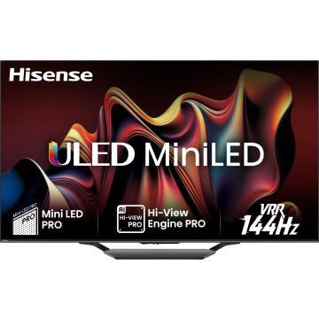 Hisense 55U7NQ 139,7 cm (55") 4K Ultra HD Smart TV Wifi Grijs 1300 cd/m² (55U7NQ) thumbnail