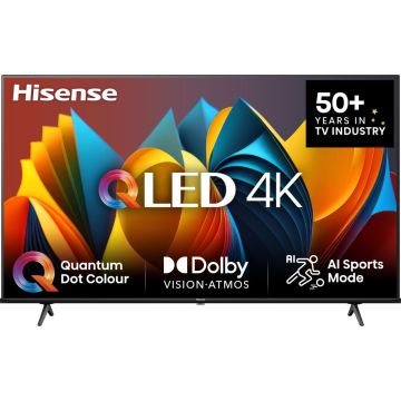 Hisense 55E77NQ 147,3 cm (58") 4K Ultra HD Smart TV Wifi Zwart 350 cd/m² (58E77NQ) thumbnail