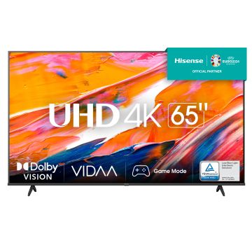 Hisense 65A6K 165,1 cm (65") 4K Ultra HD Smart TV Wifi Zwart 300 cd/m² (65A6K) thumbnail