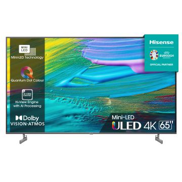 Hisense 65U6KQ 165,1 cm (65") 4K Ultra HD Smart TV Wifi Zwart 600 cd/m² (65U6KQ) thumbnail