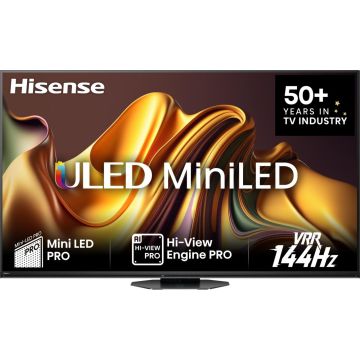 Hisense 65U8NQ 165,1 cm (65") 4K Ultra HD Smart TV Wifi Grijs 3000 cd/m² (65U8NQ) thumbnail