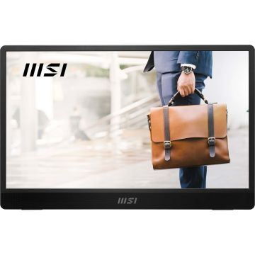 MSI Pro MP161 E2 Draagbare monitor Zwart 39,6 cm (15.6") LED 1920 x 1080 Pixels (PRO MP161 E2) thumbnail