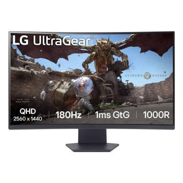 LG 32GS60QC-B computer monitor 80 cm (31.5") 2560 x 1440 Pixels Quad HD Zwart (32GS60QC-B) thumbnail