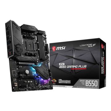 MSI MPG B550 Gaming Plus AMD B550 Socket AM4 ATX (MPGB550 GAMINGPLUS) thumbnail