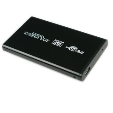 CoreParts K2501A-U3S behuizing voor opslagstations HDD-/SSD-behuizing Zwart 2.5" Stroomvoorziening via USB (K2501A-U3S) thumbnail