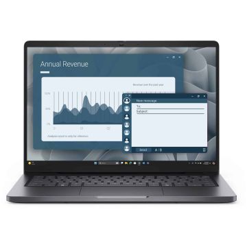 DELL Pro 14 PC14255 AMD Ryzen™ 5 PRO 230 Laptop 35,6 cm (14") Full HD+ 16 GB DDR5-SDRAM 512 GB SSD Wi-Fi 6E (802.11ax) Windows 11 Pro Zwart (BTO509_PC14255_EMEA) thumbnail