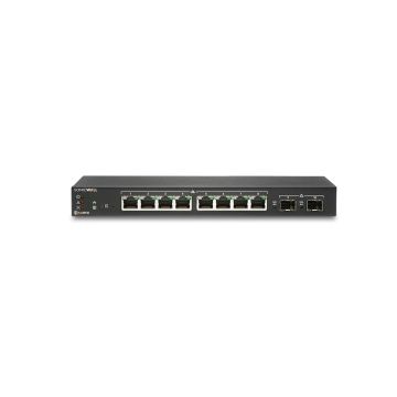 SonicWall SWS12-8 Managed L2 Gigabit Ethernet (10/100/1000) Zwart (02-SSC-2462) thumbnail