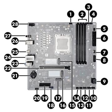 HP SBD 6x DIMM  LGA115X 3x LAN (531560-001-RFB) thumbnail