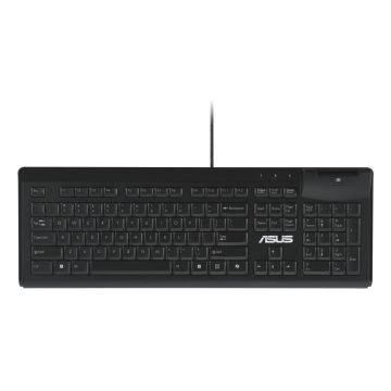 ASUS Smart Card Keyboard KU100 toetsenbord Thuis/Werk USB Zwart (90XB05E0-BKB010) thumbnail