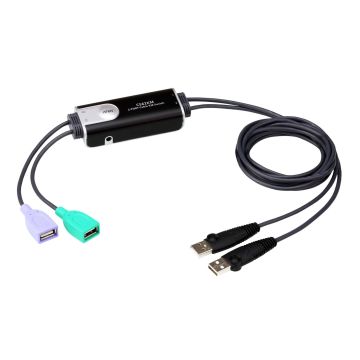 ATEN 2-poorts USB grenzeloze kabel KM-schakelaar (CS62KM) thumbnail