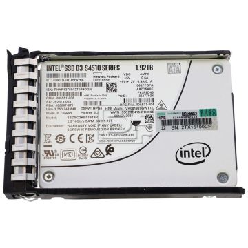 HPE SSD - Read Intensive - 1.92 TB  - Hot-Swap - 2.5 SFF (P40499R-B21) thumbnail