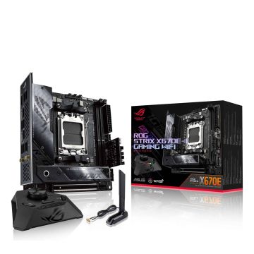 ASUS ROG STRIX X670E-I GAMING WIFI AMD X670 Socket AM5 mini ITX (90MB1B70-M0EAY0) thumbnail