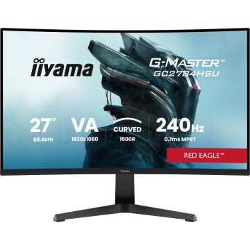 iiyama G-MASTER GC2784HSU-B1 computer monitor 68,6 cm (27") 1920 x 1080 Pixels Full HD LCD Zwart (GC2784HSU-B1) thumbnail