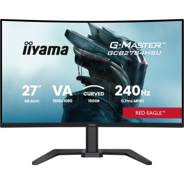 iiyama G-MASTER GCB2784HSU-B1 computer monitor 68,6 cm (27") 1920 x 1080 Pixels Full HD LCD Zwart (GCB2784HSU-B1) thumbnail