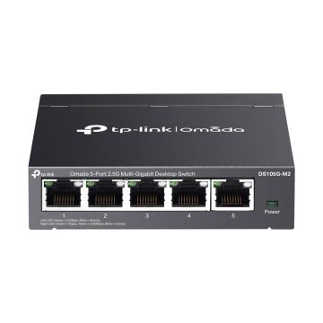 TP-Link Omada DS105G-M2 netwerk-switch Unmanaged 2.5G Ethernet (100/1000/2500) Zwart (DS105G-M2) thumbnail