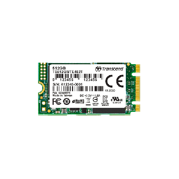 Transcend SSD/256GB, M.2 2242, PCIe Gen3x2, B+M Key, 3D TLC, PE: 3K (TS256GMTE452T) (TS256GMTE452T) thumbnail
