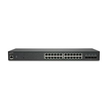 SonicWall SWS14-24 Managed L2 Gigabit Ethernet (10/100/1000) 1U Zwart (02-SSC-8374) thumbnail