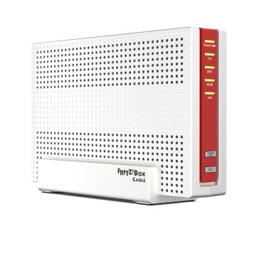 Box FRITZ! 6591 Cable Int. for Luxembourg draadloze router Gigabit Ethernet Dual-band (2.4 GHz / 5 GHz) Rood, Wit (20002857) thumbnail