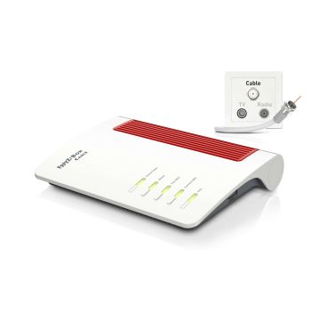 Box FRITZ! 6660 Cable draadloze router Gigabit Ethernet Dual-band (2.4 GHz / 5 GHz) Wit (20002910) thumbnail