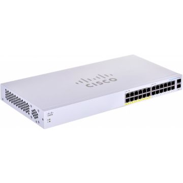 Cisco Refurb/CBS110 Unmang 24P GE lPoE 2x1GSFP (CBS110-24PP-UK-RF) thumbnail