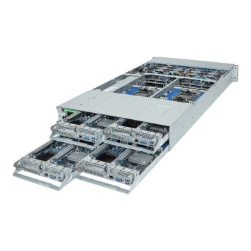GIGABYTE H263 LGA 4677 (Socket E) Rack (2U) Zwart (6NH263S63DR000AAN1) thumbnail