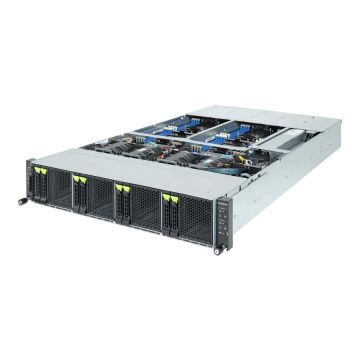 GIGABYTE H263 LGA 4677 (Socket E) Rack (2U) Zwart (6NH263S64DR000AAN1) thumbnail