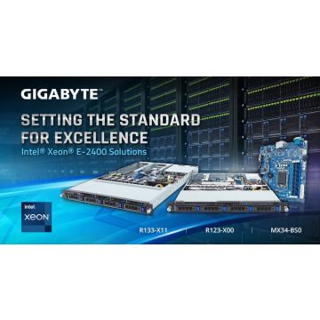 Gigabyte R133-X11-AAG1 1U 6300/E-2400 4x3.5/2.5 2x800W (6NR133X11MR000ABG1) thumbnail