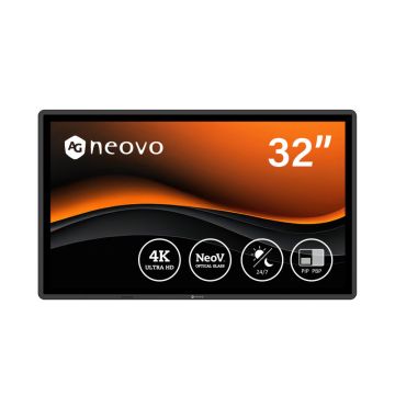 AG Neovo QX3202 bewakingsmonitor CCTV-monitor 81,3 cm (32") 3840 x 2160 Pixels (QX322011E0000) thumbnail