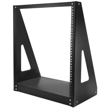 StarTech.com 12U 2-Post Open Frame Desktop Server Rack, 19in Compact Vrijstaand IT Rack met 160kg Draagkracht (2POSTRACK12) thumbnail
