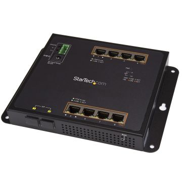 StarTech.com Industrial 8 Port Gigabit PoE+ Switch met 2 SFP MSA Slots - 30W - Robuuste GbE L2 Managed Switch - Rugged High Power Gigabit Ethernet Netwerk Switch IP-30/-40C tot +75C (IES101GP2SFW) thumbnail