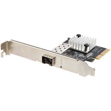 StarTech.com 10G PCIe SFP+ Netwerkkaart, Single SFP+ Port Netwerk Adapter, Open SFP+ voor MSA-Compliant Modules/Direct-Attach Kabels, 10 Gigabit Fiber PCIe NIC, PCI Express SFP+ Netwerkkaart (PEX10GSFP) thumbnail