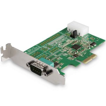 StarTech.com 1-port PCI Express RS232 Serial Adapter Kaart, PCIe RS232 Serial Host Controller Kaart, PCIe naar Serieel DB9, 16950 UART, Low Profile Uitbreidingskaart, Windows & Linux