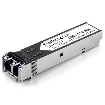 StarTech.com Cisco-compatibele gigabit glasvezel SFP-zendontvangermodule MM LC met DDM - 550 m (mini-GBIC) (SFPGESST) thumbnail