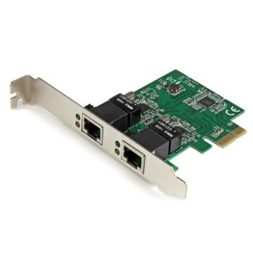 StarTech.com 2-poorts gigabit PCI Express server netwerk adapter kaart PCIe NIC (ST1000SPEXD4) thumbnail