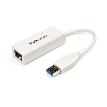 StarTech.com USB 3.0 naar Gigabit Ethernet Netwerkadapter, 10/100/1000 Mbps NIC, USB naar RJ45 GbE LAN Adapter voor PC, Laptop of MacBook (USB31000SW) thumbnail