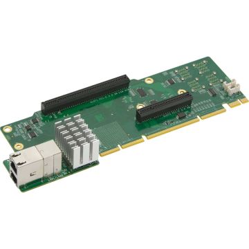 Super Micro Supermicro Network Card Quad-Port 2x RJ-45 / 2x SFP+ 10 Gbit AOC-2UR68G4-I4XTS-O (AOC-2UR68G4-I4XTS-O) thumbnail