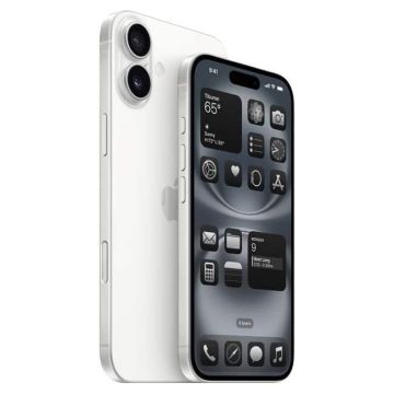 Apple iPhone 16 - hvid - 5G smartphone (MYE93QN/A) thumbnail