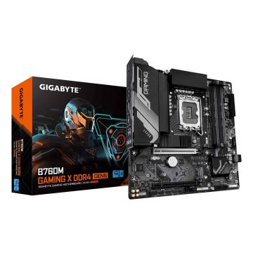 GIGABYTE B760M GAMING X DDR4 GEN5 Intel B760 LGA 1700 micro ATX (B760M G X DDR4 GEN5 G10) thumbnail