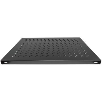Intellinet 19" vaste plank, 1U, diepte 800 mm, zwaar uitgevoerd, max. 100 kg, zwart, 3 jaar garantie (712583) thumbnail