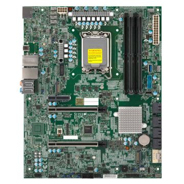 Super Micro Supermicro Mainboard X14SAE ATX LGA-1851 Intel Core Ultra W880 DDR5-5600 bis 256 GB PCIe 5.0 (MBD-X14SAE-B) thumbnail