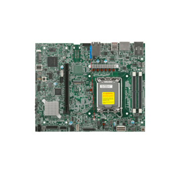 Super Micro Supermicro Mainboard X14SAV-TLN4F Flex-ATX LGA-1851 Intel Core Ultra DDR5 Quad-LAN (MBD-X14SAV-TLN4F-B) thumbnail