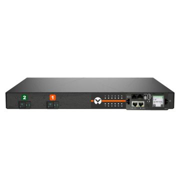 Vertiv Geist VA4G31A0 power distribution unit (PDU) 12 AC outlet(s) 1U Black (VA4G31A0) thumbnail