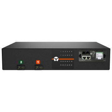 Vertiv Geist AGR5M2R6-12CF13-3PS6PS6B211-D power distribution unit (PDU) 12 AC outlet(s) 0U Black (VA6G32A0) thumbnail