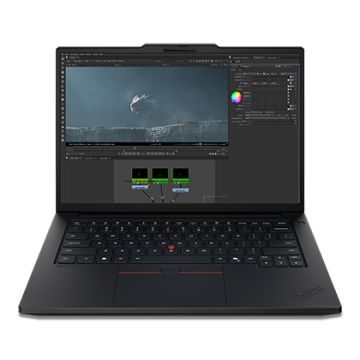 Lenovo ThinkPad P14s Gen 7 (Intel) 388H Mobiel werkstation 36,8 cm (14.5") WUXGA 64 GB LPDDR5x-SDRAM 1 TB SSD Wi-Fi 7 (802.11be) Windows 11 Pro Engels Zwart (21XJ002EMH) thumbnail