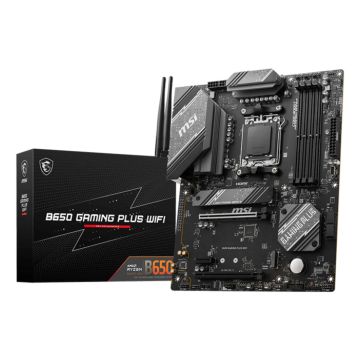 MSI B650 GAMING PLUS WIFI moederbord AMD B650 Socket AM5 ATX (7E26-001R) thumbnail