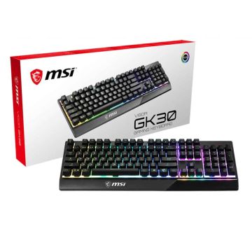 MSI Vigor GK30 toetsenbord Gamen USB QWERTY US International Zwart (S11-04US601-CLA) thumbnail